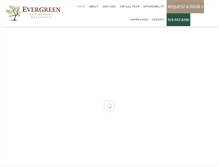 Tablet Screenshot of evergreenretire.com